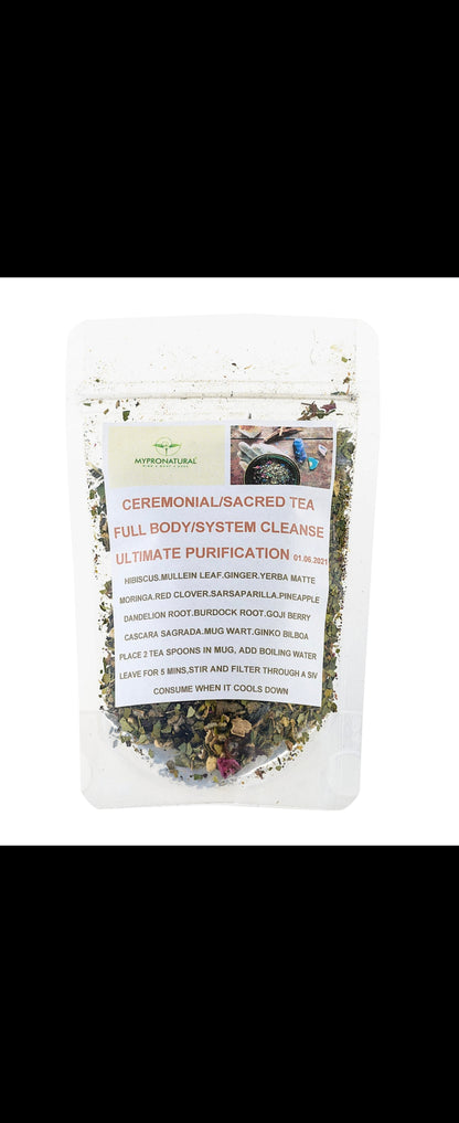Weightloss Full Body Purification Sacred Herbal Ceremonial Tea 100g, 2 weeks Supply