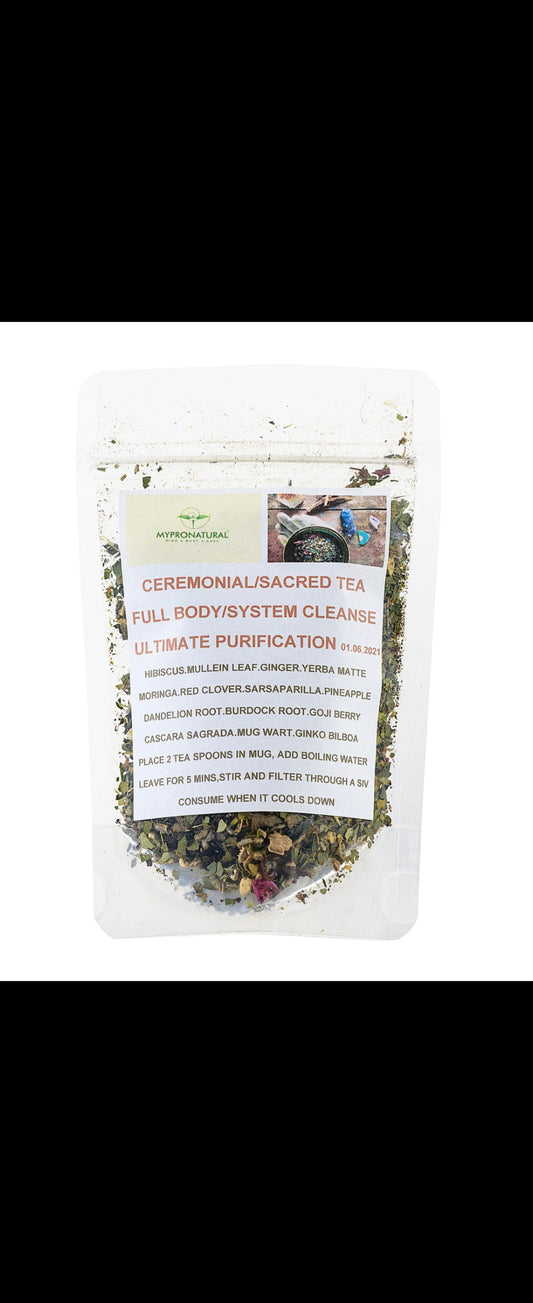 Weightloss Full Body Purification Sacred Herbal Ceremonial Tea 100g, 2 weeks Supply