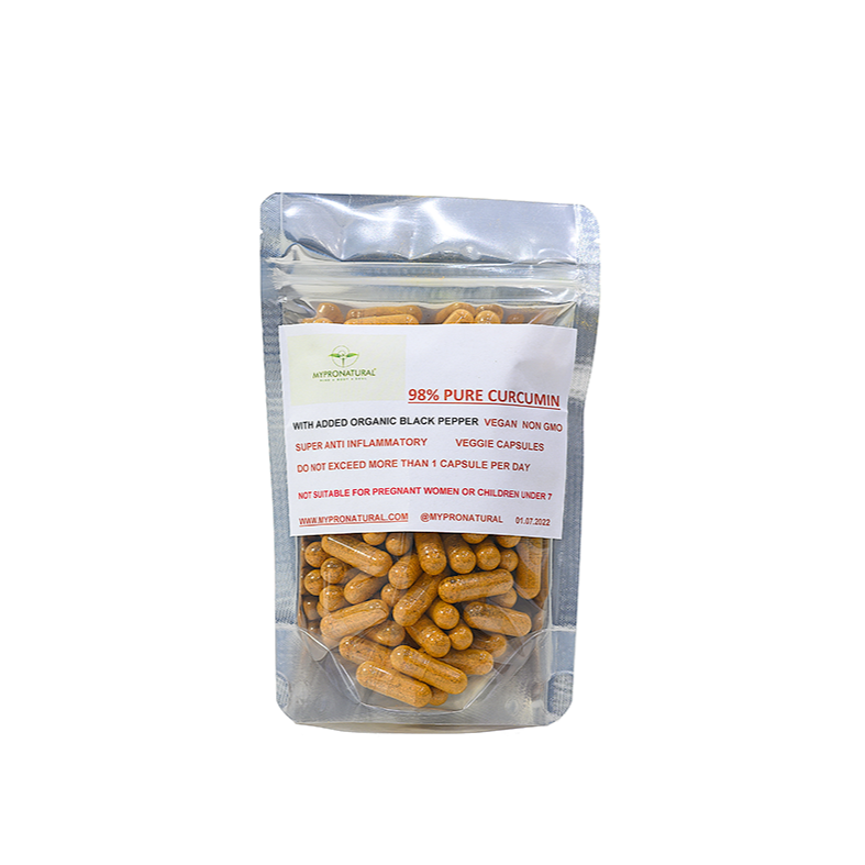 Curcumin with Black Pepper Piperine Capsules