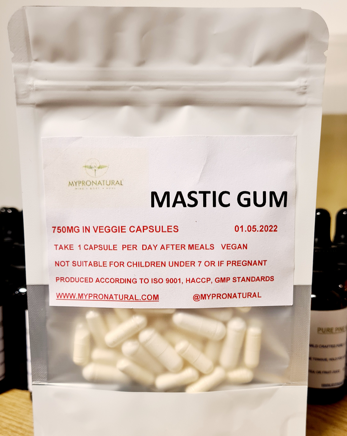 Mastic Gum Capsules