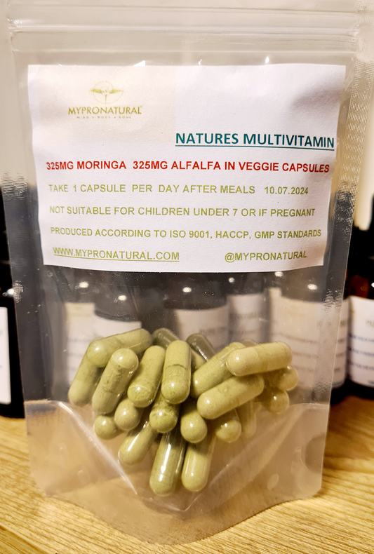 Multivitamins Moringa and Alfalfa Capsules