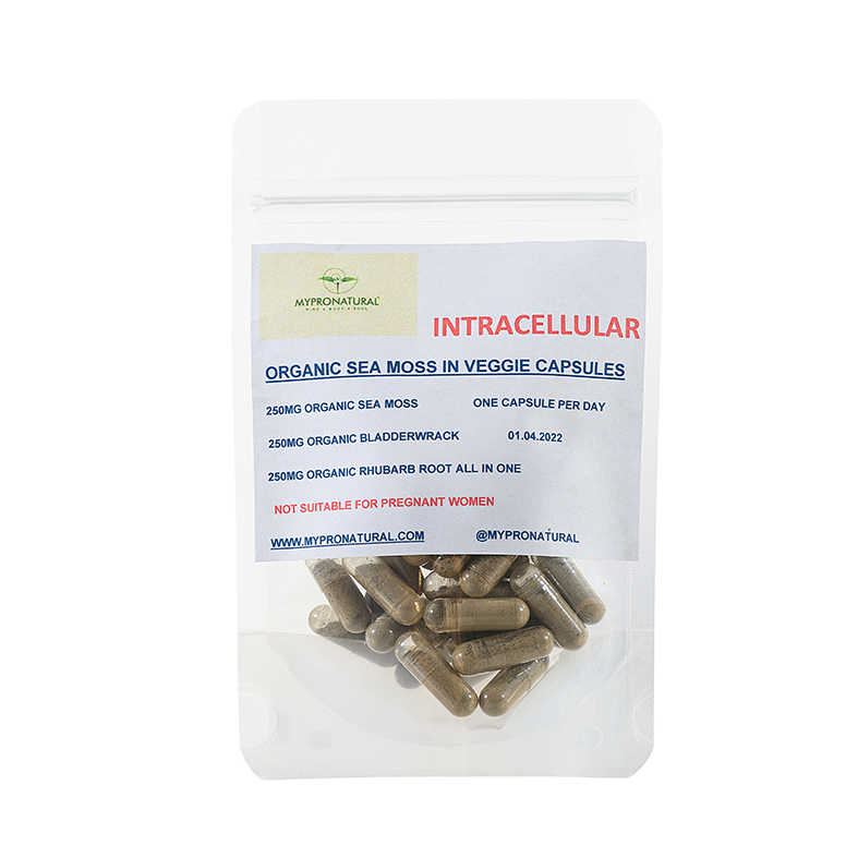 Sea Moss, Rhubarb Root, and Bladderwrack Intracellular Capsules